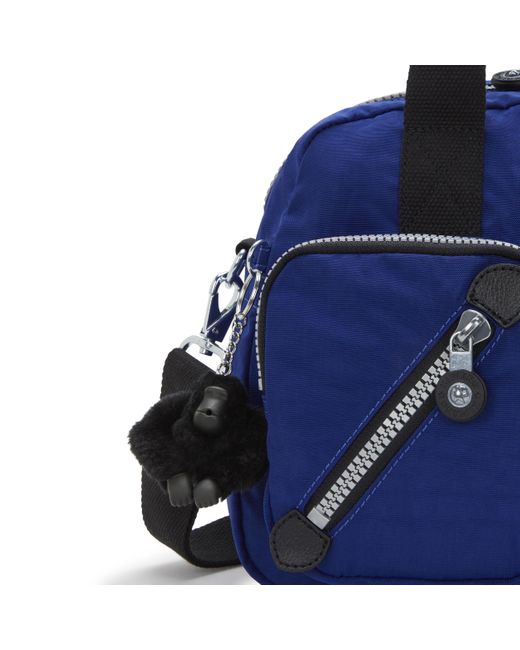 Kipling Blue Shoulder Bag Defea Heritage Rapid Navy Medium