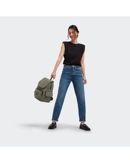 Kipling Blue Backpack City Pack S Green Moss Small