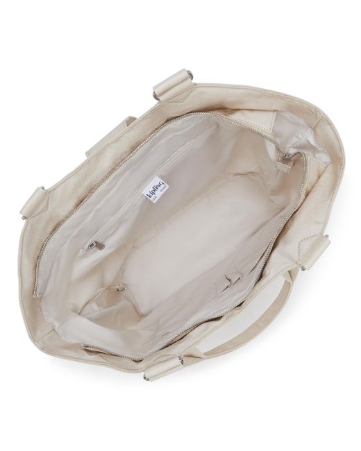 Kipling Gray Tote Recicely Spice Medium