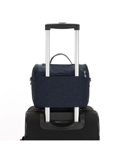 Kipling Blue Pouch New Kichirou Sky Metallic Large