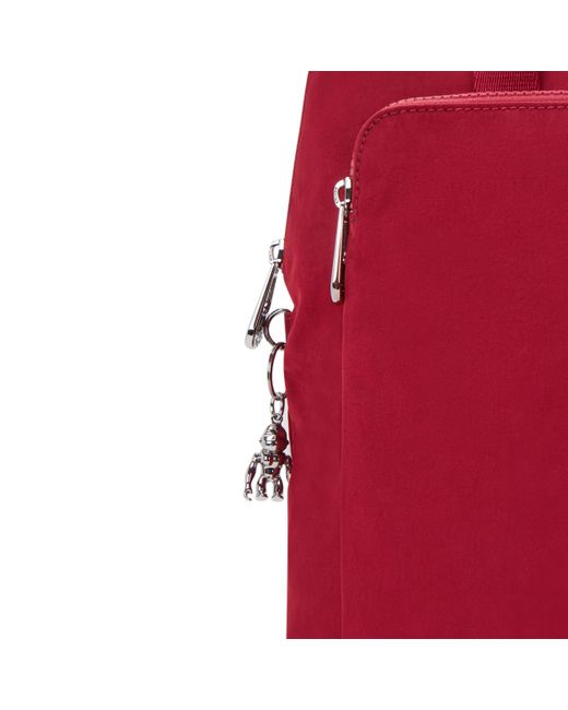 Kipling Red Backpack Kazuki Wine Medium
