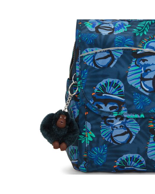 Kipling Backpack Codie S Blue Monkey Fun Small