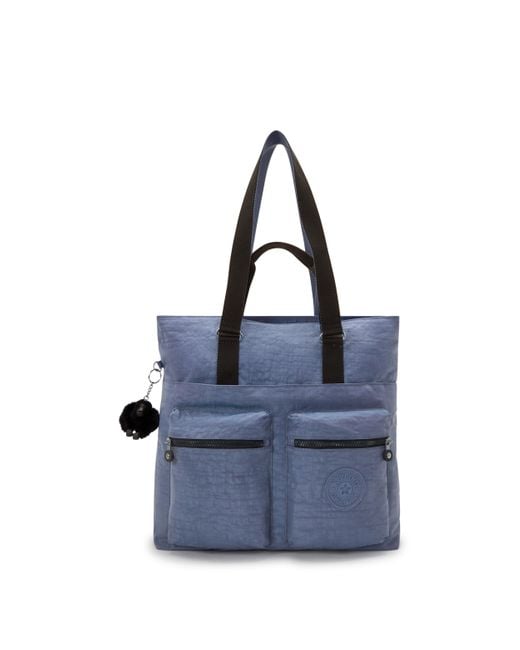 Kipling Blue Tote India Relaxed Grey Large