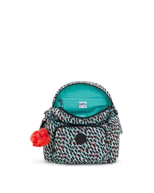 Kipling Blue Backpack City Pack Mini Abstract Extra Small