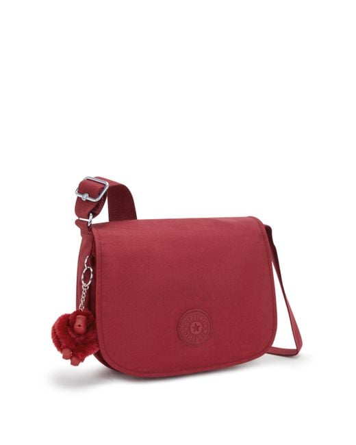 Kipling Red Crossbody Bag Loreen M Funky Medium