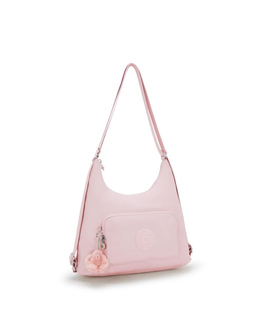 Kipling Pink Shoulder Bag Yenna Shine Medium