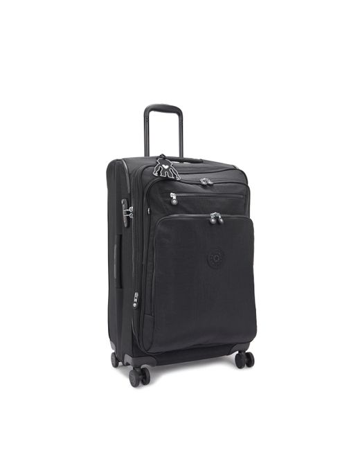 Kipling Wheeled Luggage New Youri Spin M Black Noir Medium