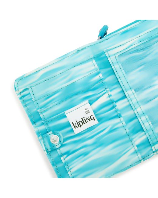 Kipling Blue Wallet & Purses Money Love Aqua Pool Medium