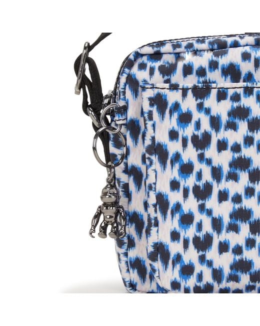 Kipling Blue Crossbody Bag Abanu M Curious Leopard Medium
