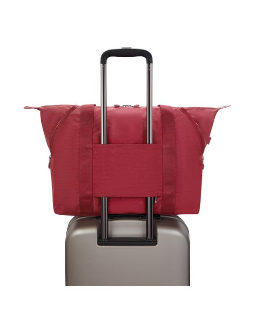 Kipling Red Art Medium 2 Tote Bag
