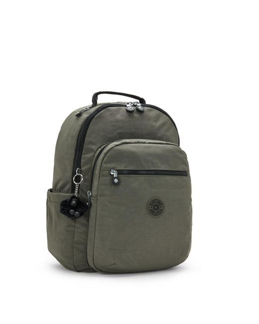 Kipling Backpack Seoul Green Moss Large