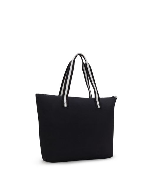 Kipling Black Tote Davian Up Hip Large 100% Polyamide