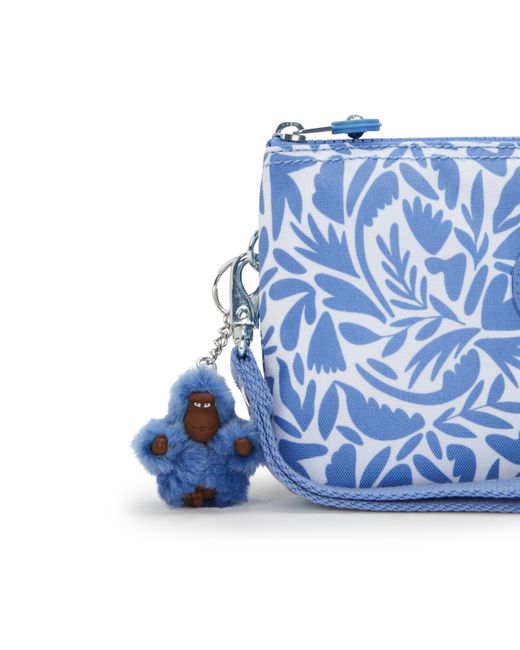 Kipling Blue Pouch Creativity Xl Summer Bouquet Large