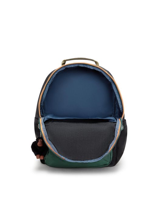 Kipling Green Backpack Seoul College Tree House Block Large
