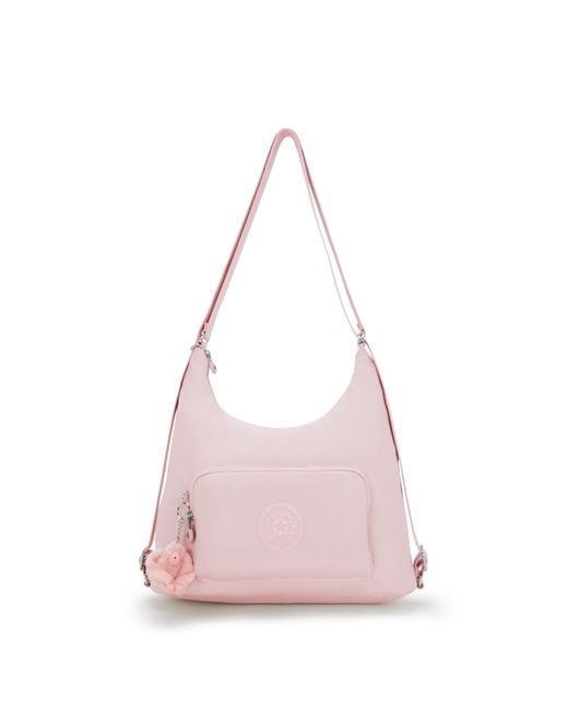Kipling Pink Shoulder Bag Yenna Shine Medium