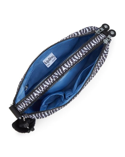 Kipling Blue Crossbody Bag Alvar Holiday Waves Medium