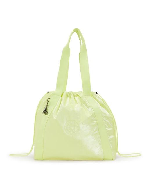 Kipling Yellow Tote Elmar Bright Sun Glam Medium 70% Polyamide, 30% Polyurethane