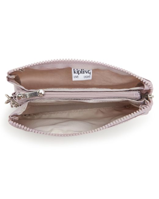 Kipling Purple Pouch Creativity L Gleam Large