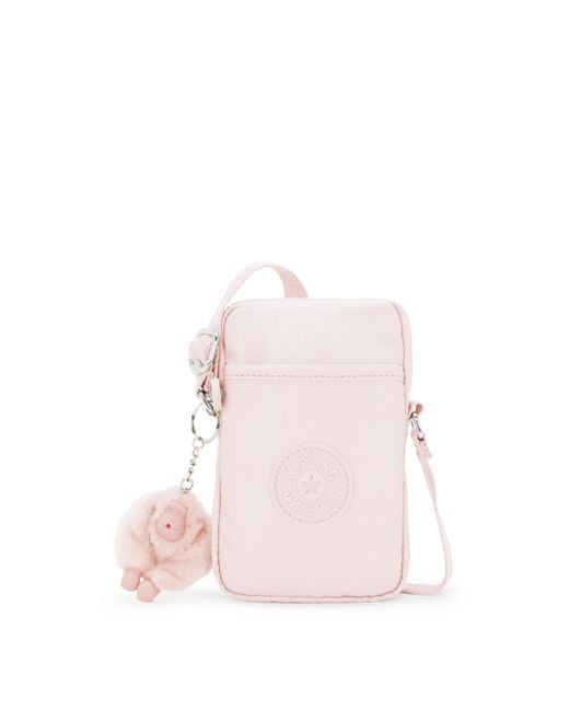 Kipling Pink Phone Bag Tally Shine Small