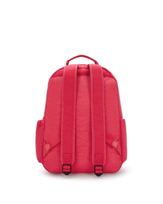 Kipling Red Seoul Backpack