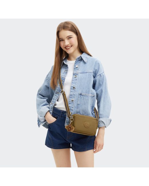 Kipling Green Crossbody Bag Abanu Dry Laurel Small