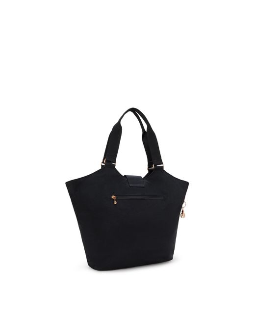Kipling Black Tote Recicely Rose Spice Medium