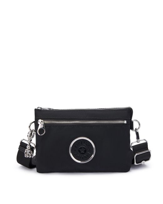 Kipling Black Crossbody Bag Riri Zip Glorious Copper Small