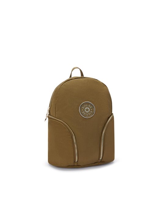 Kipling Green Backpack The City S Dry Laurel Spice Small