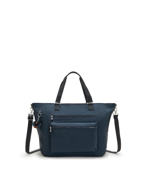 Kipling Blue Weekend Bag Isaac Nocturnal Grey Wb Large