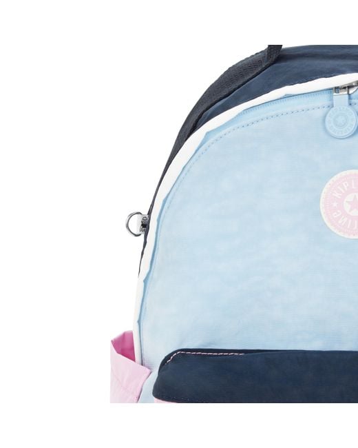 Kipling Blue Backpack Damien M L Pink Bl Large