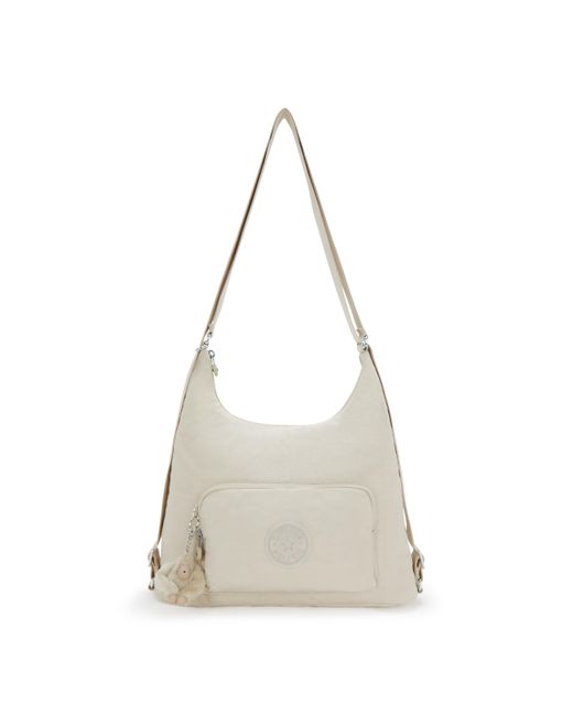 Kipling Gray Shoulder Bag Yenna Hideaway Medium