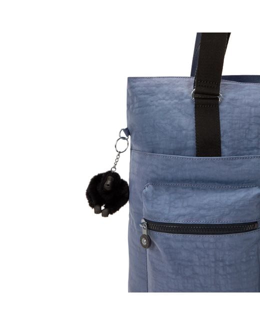 Kipling Blue Tote India Relaxed Grey Large
