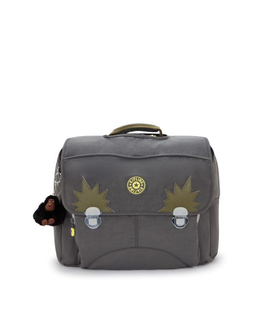 Kipling Gray Backpack Iniko Back To Medium 56% Recycled Polyamide, 44% Polyamide