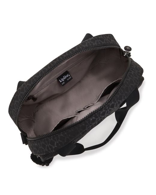Kipling Natural Shoulder Bag Cool Defea Signature Beige Embossed Medium