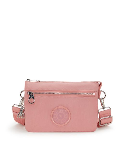 Kipling Pink Crossbody Bag Riri Zip Rose Spice Small
