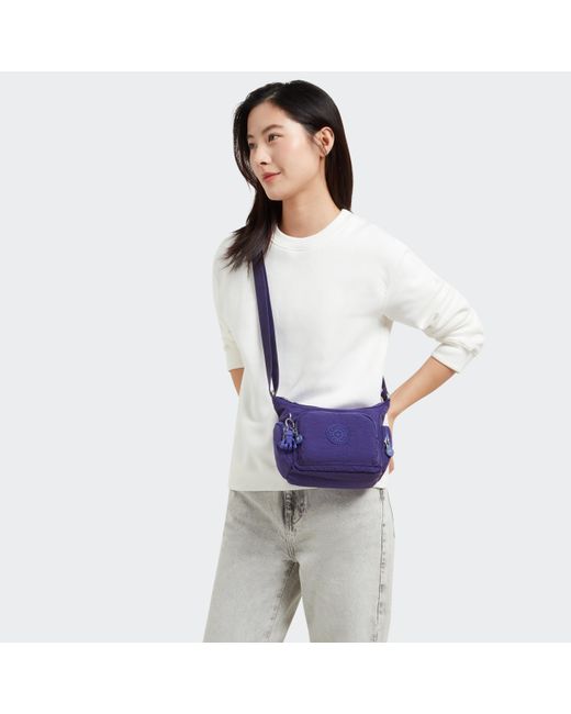 Kipling Purple Crossbody Bag Gabbie Mini Lavender Night Extra Small