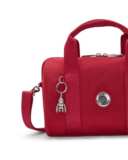 Kipling Red Shoulder Bag Bina M Wine Medium