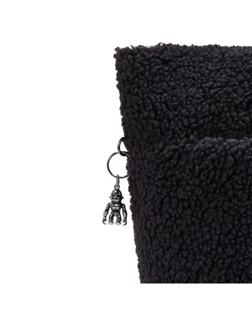 Kipling Black Tote Glynn Fuzz Large