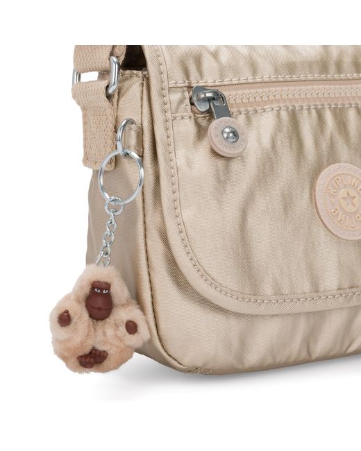Kipling Natural Crossbody Bag Sabian U Starry Gold Met