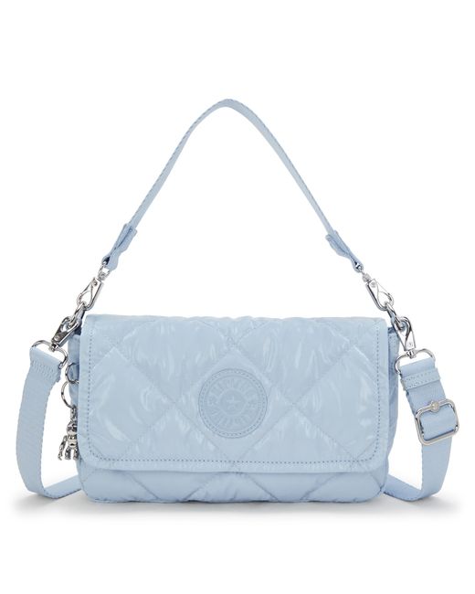 Kipling Blue Shoulder Bag Aras Satin Small