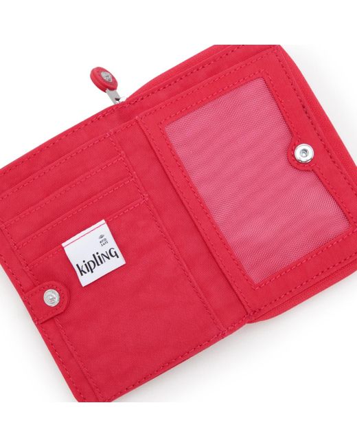 Kipling Pink Wallet & Purses Money Love Shine Medium
