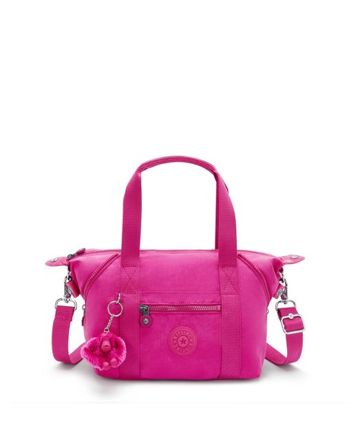 Kipling Pink Shoulder Bag Art Mini Shine Small