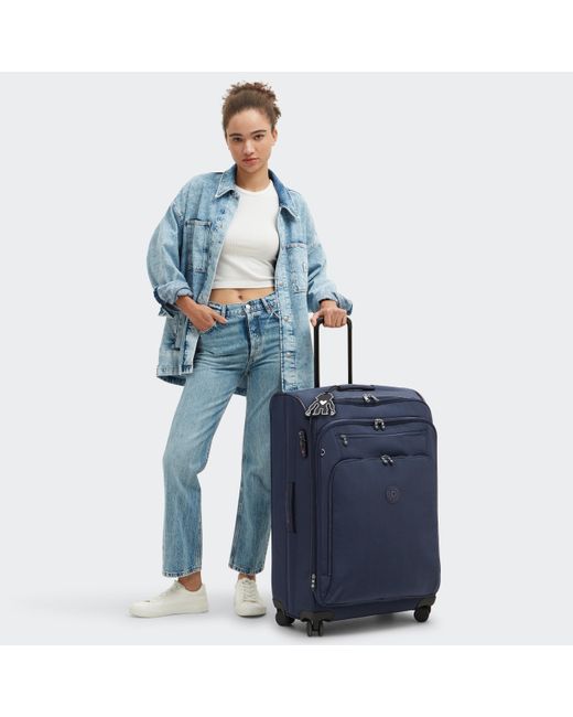 Kipling Wheeled Luggage Youri Spin L Blue Bleu 2 Large