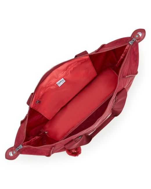 Kipling Red Art Medium 2 Tote Bag