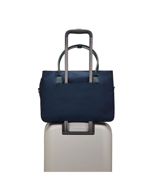 Kipling Blue Laptop Bag Superworker Night Ocean Jacquard Medium