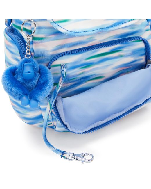 Kipling Backpack City Zip Mini Diluted Blue Small
