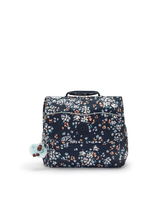 Kipling Blue Backpack Codie S Flower Field Small