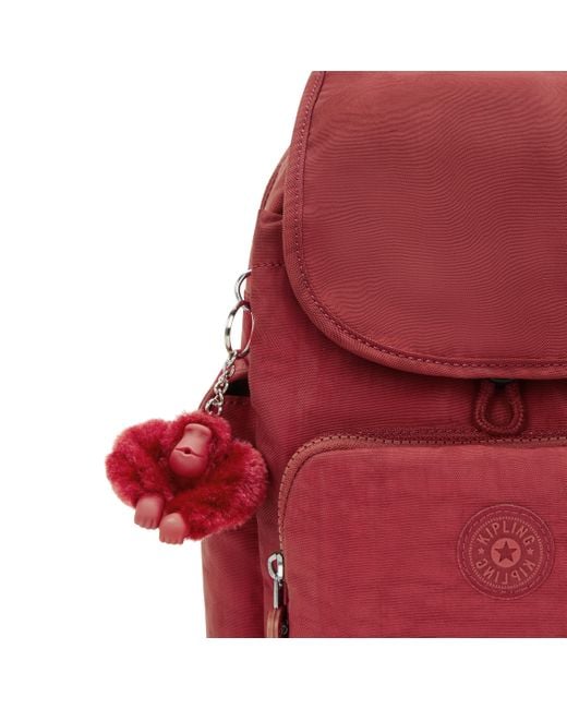 Kipling Red Backpack City Pack Mini Funky Extra Small