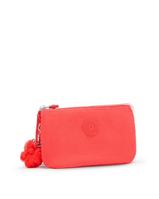 Kipling Red Pouch Creativity L Almost Coral Large