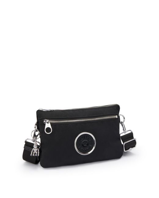 Kipling Black Crossbody Bag Riri Zip Glorious Copper Small